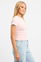 Pink Graphic Tee Short Sleeve