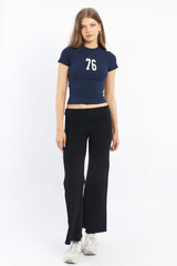 Blue Graphic Tee Short Sleeve