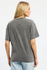 Grey Graphic Tee Short Sleeve