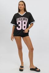 Black Sport Tee Short Sleeve