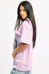 Purple Sport Tee Short Sleeve