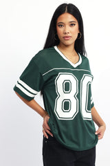 Green Sport Tee Short Sleeve