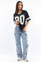 Black Sport Tee Short Sleeve