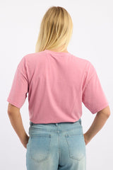 Pink Oversized Tee Short Sleeve