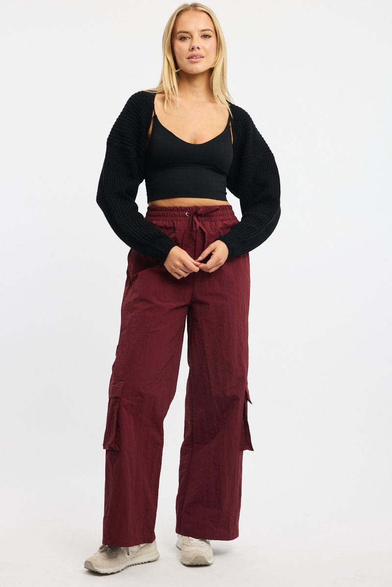 Black Knit Shrug
