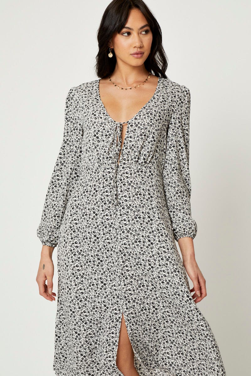 Print Midi Dress