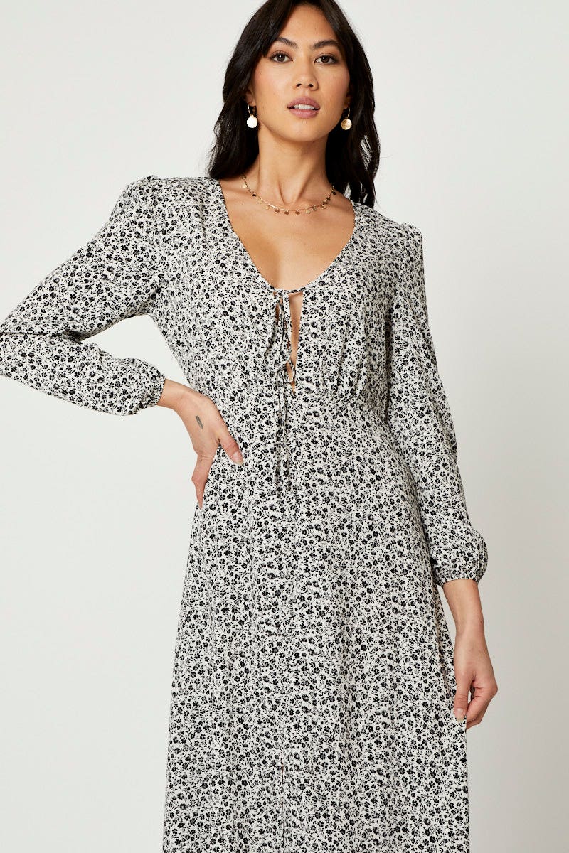 Print Midi Dress