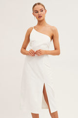 White Midi Dress Bodycon