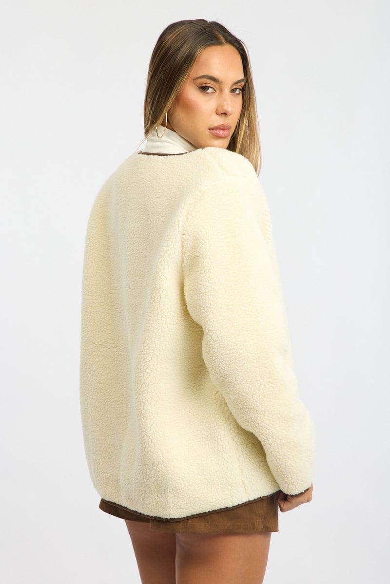 White Terry Coat