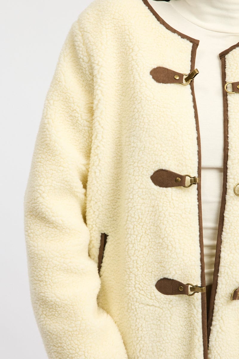 White Terry Coat