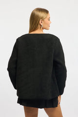 Black Terry Coat
