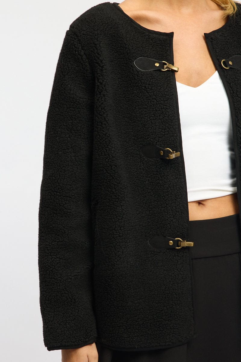 Black Terry Coat