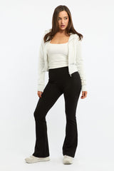 Grey Zip Through Hoodie