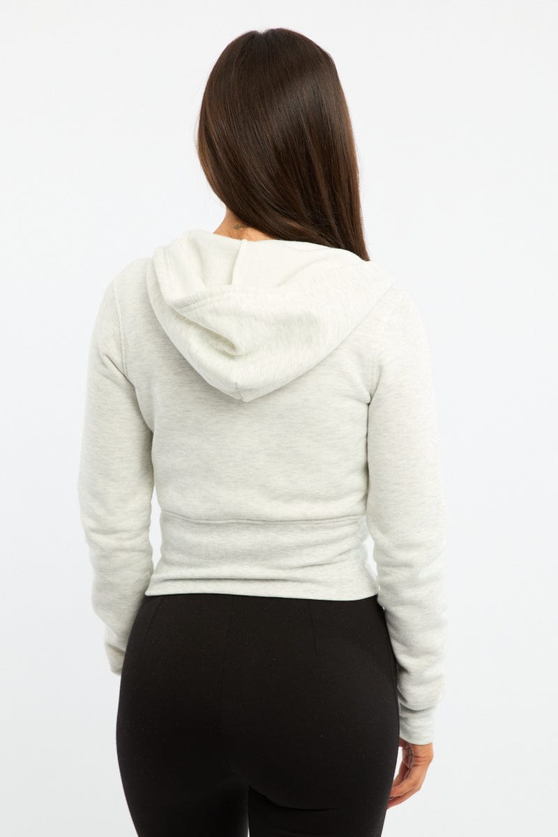 Grey Zip Through Hoodie