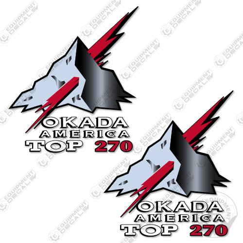 Fits Okada America Top 270 Decal Kit Hammer