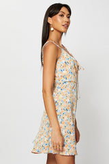 Print A Line Dress Mini