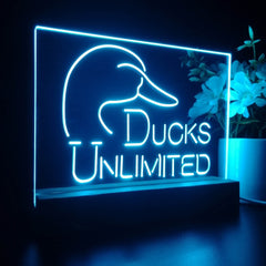 Ducks Unlimited 3D LED Illusion Sport Team Night Light