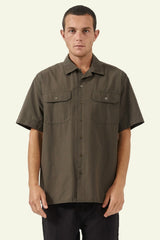 Thrills Union S/S Work Shirt - Tarmac