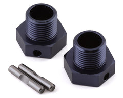 Tekno RC ET48 2.0 Aluminum 17mm Hex Wheel Hub Set (Gun Metal) (2) (+2mm Offset) (TKR9671)