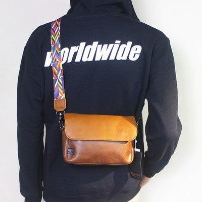 Trendy Men's Ribbon Crossbody Small Bag Street Style Shoulder Small Crossbody Bag - Trendha