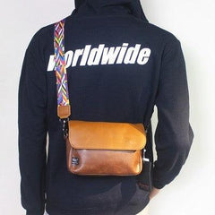 Trendy Men's Ribbon Crossbody Small Bag Street Style Shoulder Small Crossbody Bag - Trendha