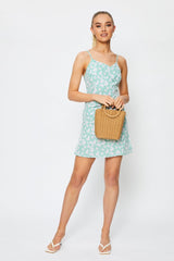 Print Mini Dress Sleeveless