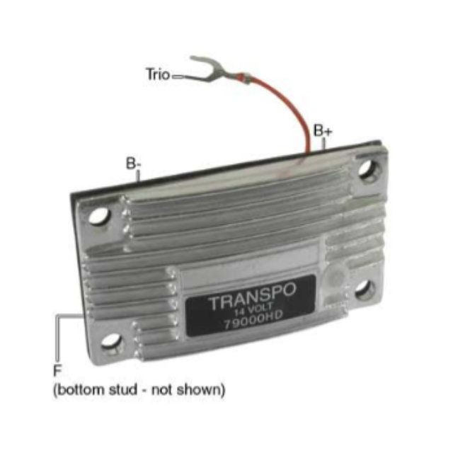 Voltage Regulator Replacing  Leece Neville 100650, 102200, 79000, 79000LH, 79900, 97500  - 8070700