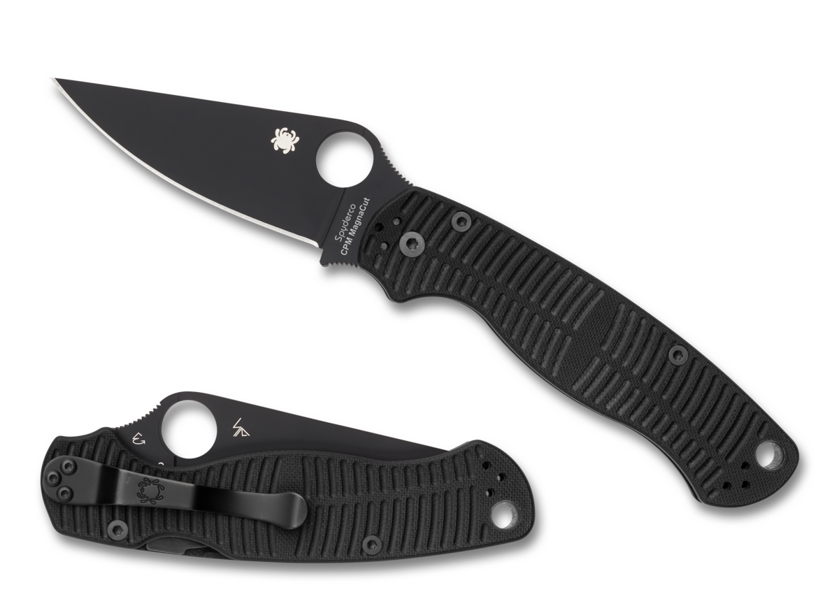 Spyderco Knives™ Para Military 2 Back Lock C81GMCBKP2 Black G10 CPM-Magnacut Stainless Steel Pocket Knife